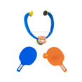 thumbnail image 2 of Regalos de Cumpleaños Kusrkot Tenis de Mesa Colgantes Ajustable Portátil para Niños Azul, 2 of 8