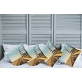 thumbnail image 2 of Ambesonne Beach Throw Pillow Cover 4 Pack, Lighthouse Sea Waves, 18", Multicolor, 2 of 7