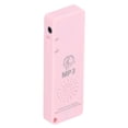 thumbnail image 1 of MP3 Player, Lossless Sound Quality Support 64GB Memory Card Multifunctional MP3 Portable ABS  For Students Pink,Green, 1 of 8