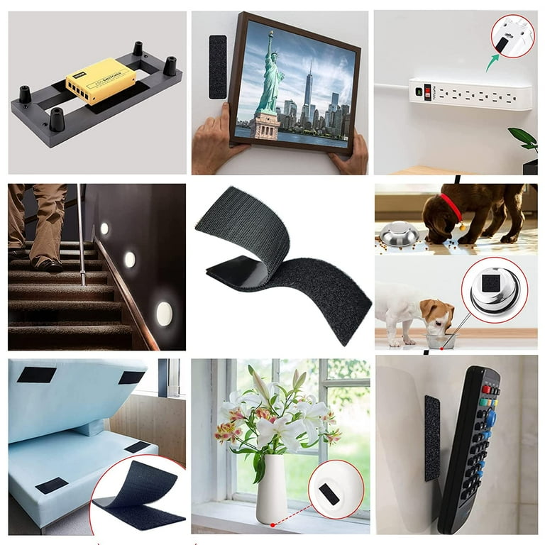 11cm Wide X 2m Long High-Temp Hook & Loop Tape - Self-Adhesive Fastener For Cushions, Cables, Pedalboards & Crafts