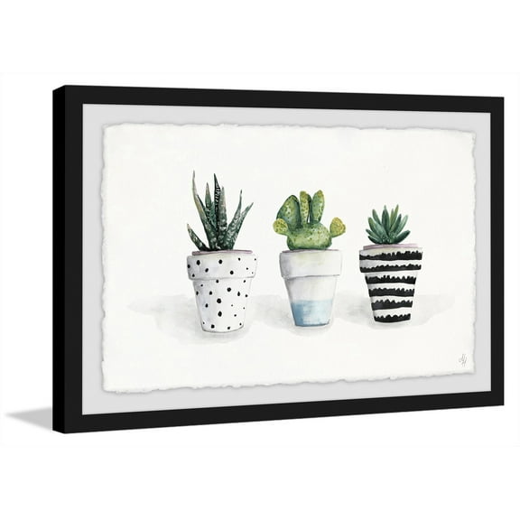 Marmont Hill Succulent Trio Framed Wall Art