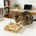 thumbnail image 6 of Linnome Indoor Pet Interactive Digging Puzzle Game Box with Random Color Balls for Pet Mental Stimulation Exercise Needs, 6 of 8