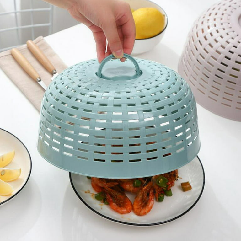 Round Food Cover , Plastic Food Cover , Kitchenware , protect from pets