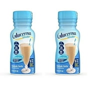 Glucerna Nutritional Shake, Diabetic Drink to Support Blood Sugar Management, 10g Protein, 180 Calories, Homemade Vanilla, 8-fl-oz Bottle, 6 Count