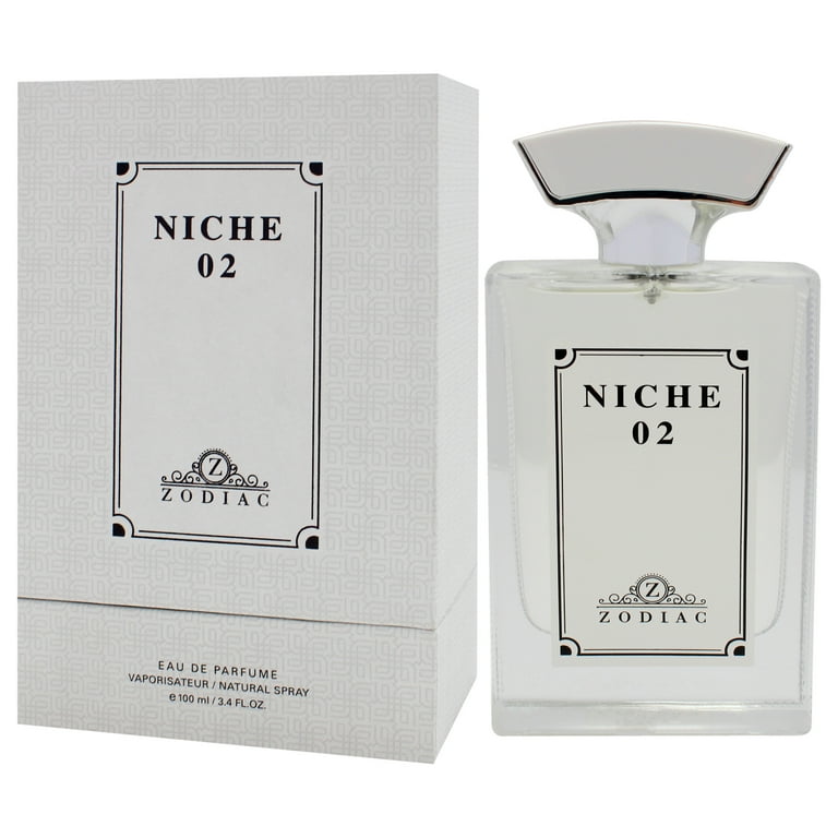 Zodiac Niche 02 Fragrance, 3.4 oz EDP Spray with Musk, Petitgrain