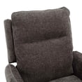 thumbnail image 4 of MINCETA Power Recliner Chairs,Modern Upholstered 270 Swivel Nursery Rocker Glider Recliner for Living Room,Chenille Velvet in Dark Gray, 4 of 5