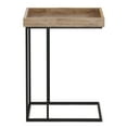 thumbnail image 3 of Simpli Home Gallagher 12 inch Wide Solid Mango Wood Industrial C Side Table in Natural, 3 of 6