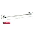 thumbnail image 2 of Delta 41736 36" Transitional Decorative ADA Grab Bar, Chrome, 2 of 4