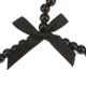 thumbnail image 4 of 5pcs 30cm perla con percha pantalones vestido titular con clip negro, 4 of 9