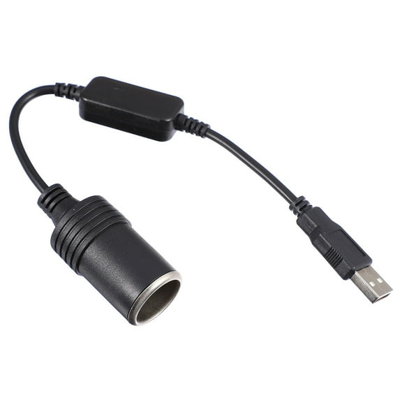 Zhiyie 5V USB to 12V Cigarette Lighter Socket Lighter Converter Accessory