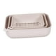 thumbnail image 5 of Colador de cocina portátil de 3 piezas, para lavar frutas y verduras. Albaricoque, 5 of 9