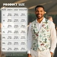 thumbnail image 7 of Yuyamidu Cowboy Men's Suit Vest Cactus Casual Waistcoat Vest for Men Size 2XL Leisure Dress Business Vests for Wedding Party Tuxedo V-neck Waistcoat with Pockets, 7 of 7
