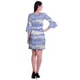 thumbnail image 4 of Moomaya Womens Imprimé Courte Robe Cloche Manches Robes pour les Femmes Vêtements d'Été Occasionnels, 4 of 6