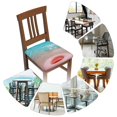 thumbnail image 7 of Gaeub Pink Float Ring On Beach Square Chair Seat Covers, Stretch Fitted Printed Chair Seat Cushion Cover for Kitchen, Office-Four Pieces, 7 of 7