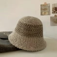 thumbnail image 4 of SikaFu New Harajuku Color Matching Knitted Fisherman Hat Women Niche Retro Dome Men Autumn and Winter Warm Fashion Bucket Hats Gorras, 4 of 6