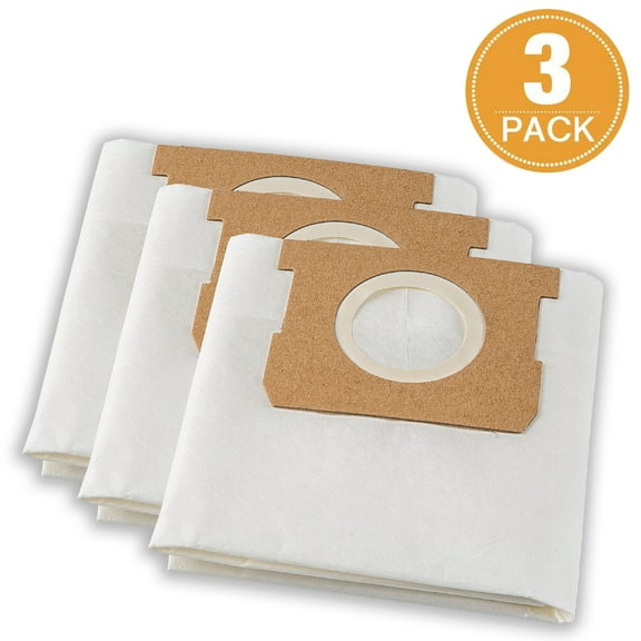 Standard Dust Collection Bag – Compatible withVacmaster 4 to 5 Gallon Standard Dust Collection Bag, 3-Pack, VDB45, Wet/Dry Vacuum Cleaners