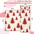 thumbnail image 5 of Red Christmas Tree Pattern Toddler Nap Mats for Kids Preschool,50"x20" Sleeping Mat Bag or Kids,Toddler Sleeping Bag,Toddler Nap Mat or Daycare, 5 of 6