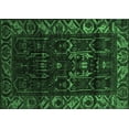 thumbnail image 1 of Ahgly Company Indoor Rectangle Persian Emerald Green Traditional Area Rugs, 8' x 10', 1 of 4