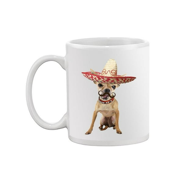 Chihuahua With Mexican Hat Mug -Image by Shutterstock,