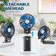 thumbnail image 3 of Ventilador portátil KIBEE de 5200 mAh, recargable, 3 velocidades, 3 of 7