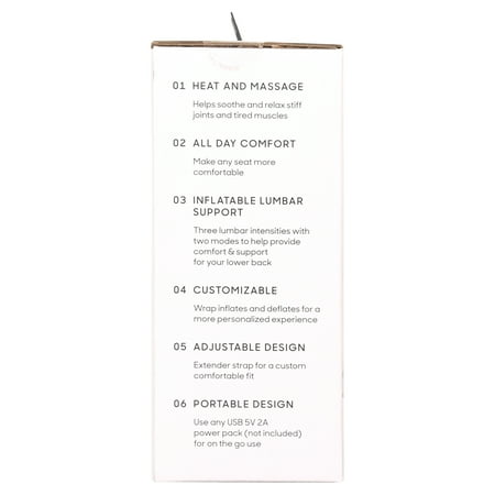 Calming Heat - Back Wrap - Grey