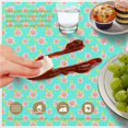 thumbnail image 6 of Pioneer Flower Floral Print Pattern Round Tablecloth 60 X 60 Inch, Wrinkle Resistant Wipeable Table Cloth for Kitchen Dining Picnic Patio Party, 6 of 6