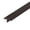 Brown, variant on Outwater T-Molding 13/16 Inch Slate Grey Flexible PVC Round Bumper Tee Moulding 25 Foot Coil