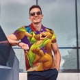 thumbnail image 3 of Lsque Scooby-Doo Pattern Golf Shirts for Men Dry Fit Print Moisture Wicking Performance Short Sleeve Polo Shirt-4X-Large, 3 of 7