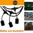 thumbnail image 6 of LINKPAL 48FT 15 LED Socket Outdoor Waterproof Commercial Grade Patio String Light Without bulbs, 6 of 6