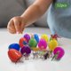 thumbnail image 1 of 12x huevos de Pascua con dinosaurios, juguetes rellenos, huevos de Pascua, cesta de Pascua, rellenos, figuras de animales para decoración navideña, 1 of 10