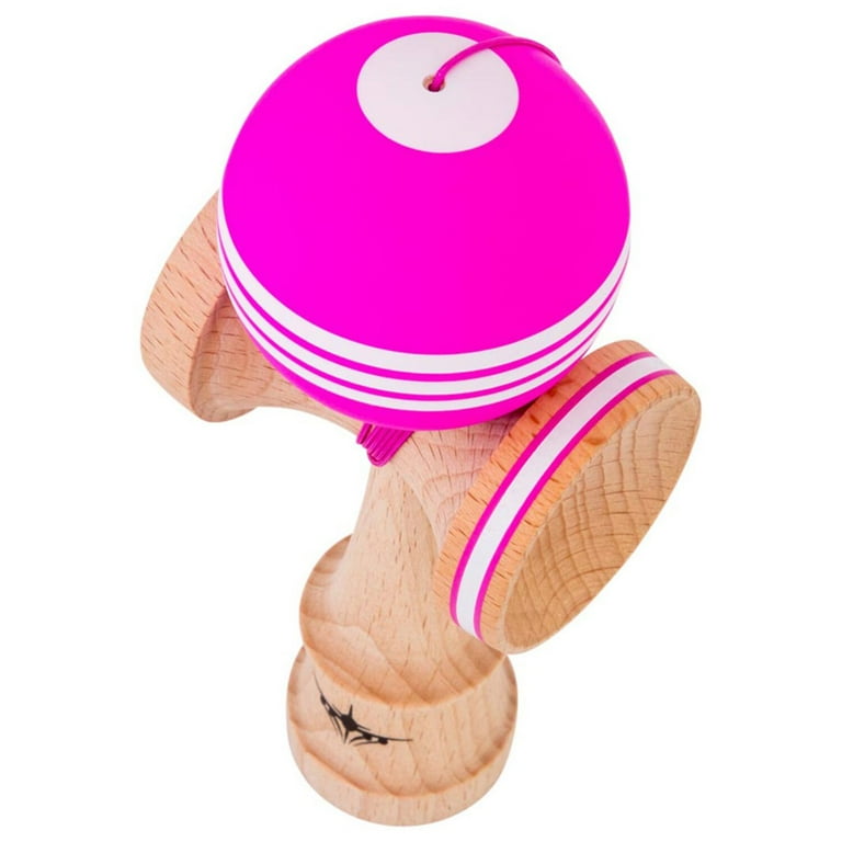 Kendama USA - Kaizen Triple Stripe - Jet Shape - Pink White