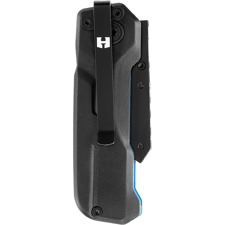 HART Folding Lock-Back Utility Knife with Removable Belt Clip 