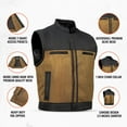 thumbnail image 3 of Daniel Smart Men’s Motorcycle Mesh Vest Low side Biker & Breathable Riding Gear Summer Vest with Zipper Closure, 3 of 4