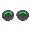 thumbnail image 3 of Almohadillas resistentes de repuesto para auriculares para juegos, compatibles con G4, G4 Pro, G30, color negro y verde, 3 of 8