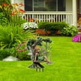 thumbnail image 4 of zhangmingg Modern Winged Acrylic Garden Sculpture Planter Featuring Decorative Ground Stake Design, 4 of 7
