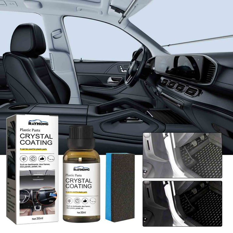 Crystal Coating for Car Plastic Restorer Plastic Parts Crystal Coating Easy  Use Car Paint Shines Refresher Great Gloss Protect