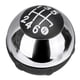 thumbnail image 5 of 6 Speed Gear Stick Shift Lever Knob Manual Transmission 55344048 For 500 2012-2018 Bright Silver, 5 of 5