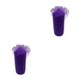 thumbnail image 2 of Wosthever Ambiente de ensueño en la boda Malla Tul Decoración para fiestas Comedor Silla Fondo Pared Morado oscuro Morado oscuro 2Conjunto, 2 of 6