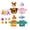 Multicolor-4Pcs, variant on Patriotic Outfits for 7 Inch Desk Goose, 250th Anniversary Independence Day Clothes for Mini Goose Decor, Red