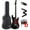 Void Black, variant on Donner 39 Inch Electric Guitar, ST Electronic Guitar for Beginner Intermediate, Red