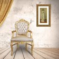 thumbnail image 3 of Whistler, James McNeill 17x32 Gold Ornate Wood Framed with Double Matting Museum Art Print Titled - Nocturne in Pink and Gray, Portrait of Lady Meux, 3 of 4