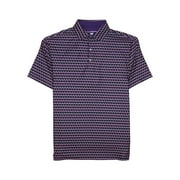 Hickey Freeman Golf Mens Purple Striped Polo Shirt $94 - 第 4/5 張圖片