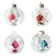 thumbnail image 5 of Ounissouiy Decoraciones de bolas de Navidad versátiles de plástico, aspecto exquisito y duradero, ampliamente utilizado Kits de decoración para fiestas rosado morado, 5 of 6