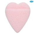 thumbnail image 2 of Puff de limpieza facial en forma de corazón, almohadilla de lavado de cara de limpieza de cara en forma de corazón, esponja de lavado de cara, tecnología de vanguardia, 2 of 8