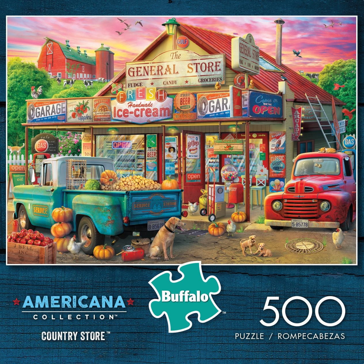 Buffalo Games Americana Le puzzle Country Store en 500 pièces