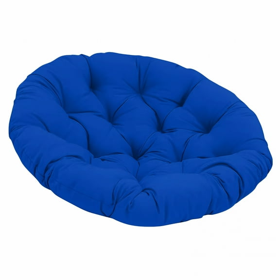 AUQ Round Hanging Basket Cushion, Thickened Soft Papasan Seat Cushion for Swing Chairs, Home Leisure Balcony Chair Pad, High-Density Cotton