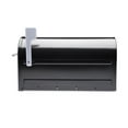 thumbnail image 4 of Architectural Mailboxes 7900-7B-SR-10 Boulder Post Mount Mailbox with Premium Silver Handle & Flag - Black - Large, 4 of 6