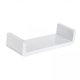thumbnail image 1 of 2x Estantes De Pared Flotantes Blancos En Forma De U Para Organizador De Exhibición De Bao 32cm Sunnimix Estante flotante de pared, 1 of 8