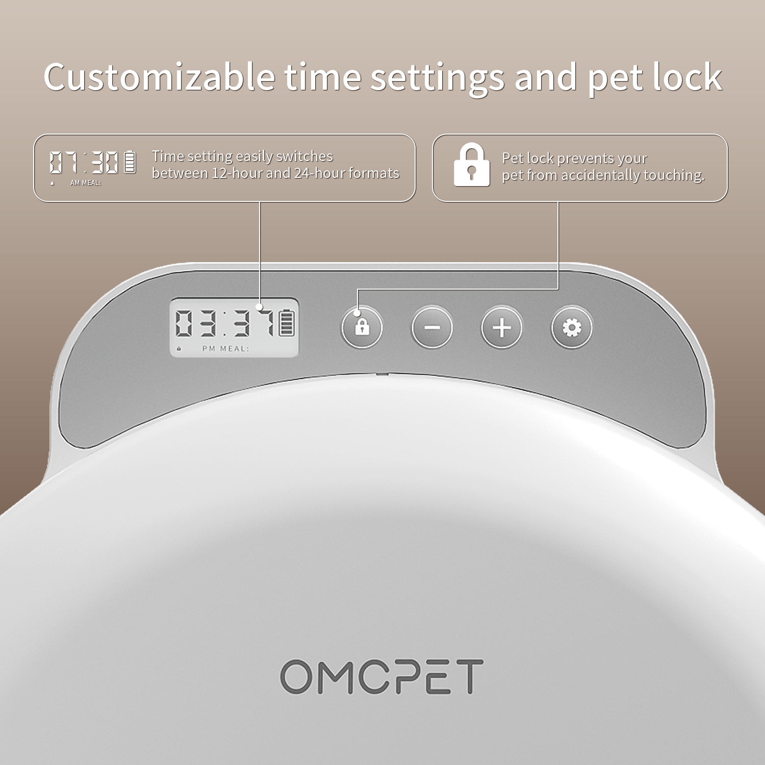 OUDOSPRS Automatic Cat Feeder Wet Food, Auto Refrigerated Wet/Dry Food Feeder with 2 Ice Packs, 4 Meal Timed Fresh Foods Dispenser for Kitty Puppy Automatic Food Bowl, Easy to Clean, White