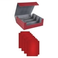 thumbnail image 1 of Trading Card Deck Box Can Holds 1800+ Cards Magnetics Closure Strong Sturdy Game Red, 1 of 9